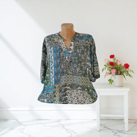 Bluza eleganta maneca 3/4 cu Anchior