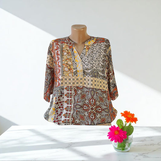 Bluza eleganta maneca 3/4 cu Anchior