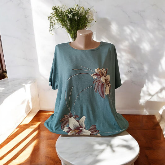 Tricou cu imprimeu marime mare 6-7XL
