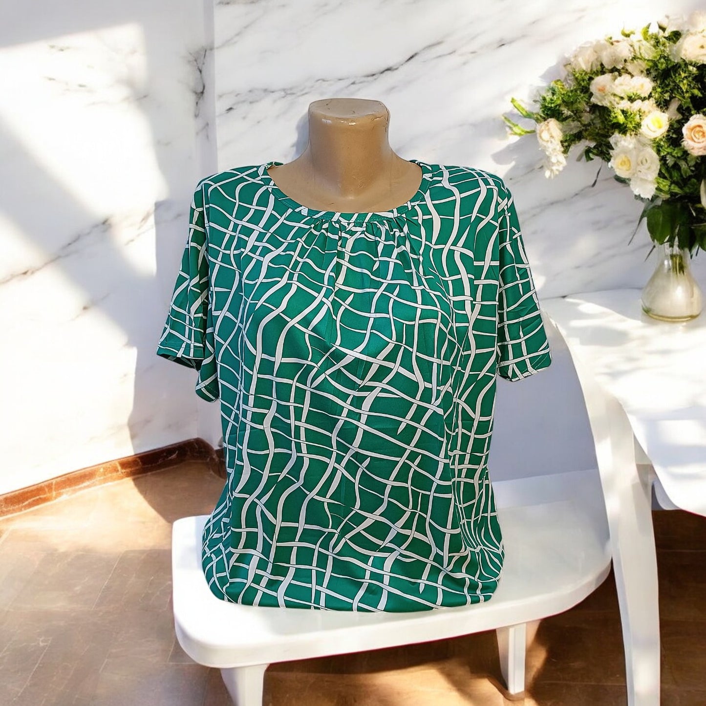 Bluze cu imprimeu floral 2XL-6XL