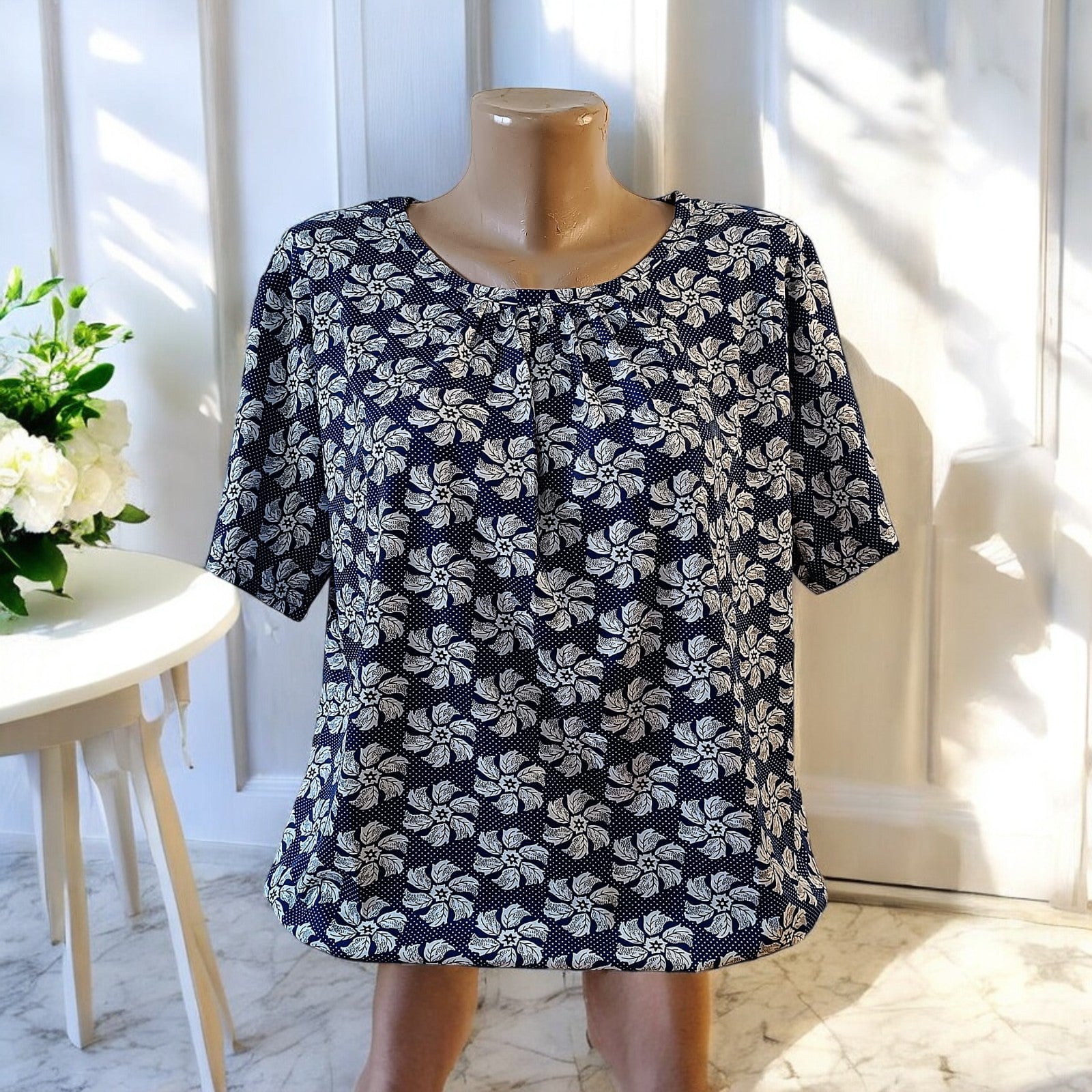 Bluze cu imprimeu floral 2XL-6XL