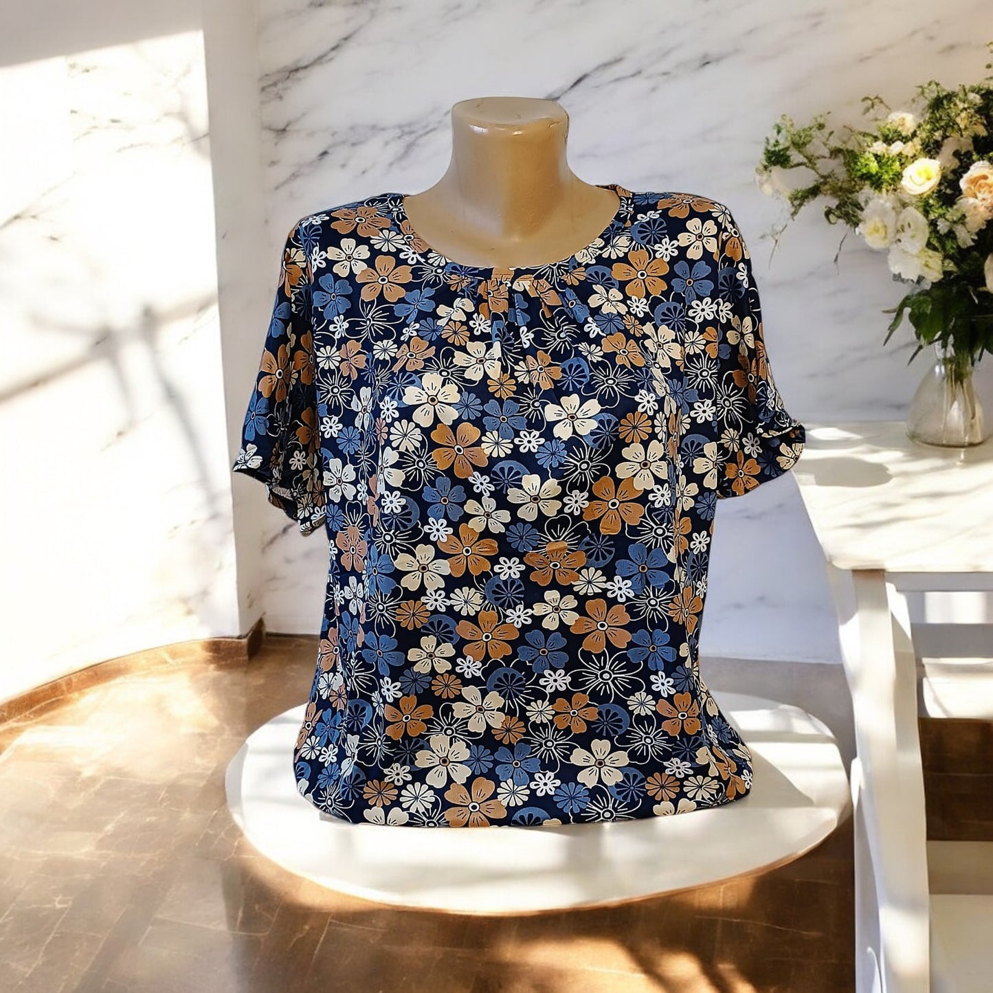 Bluze cu imprimeu floral 2XL-6XL