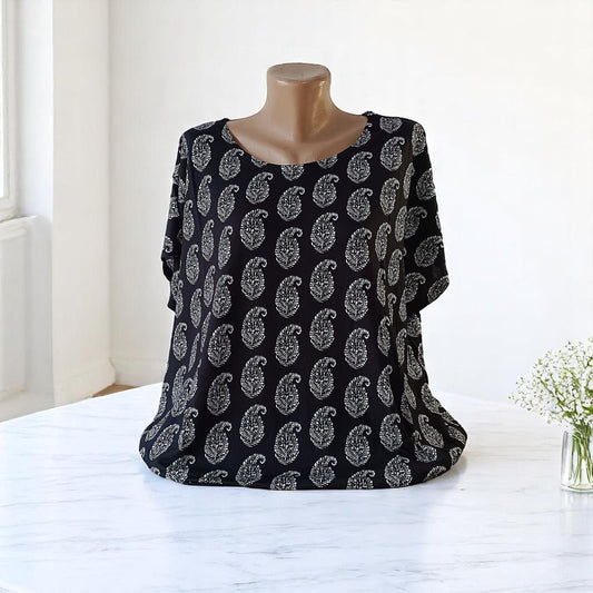 Bluza cu imprimeu marime mare 6-7XL