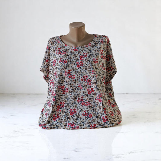 Bluza cu imprimeu marime mare 6-7XL