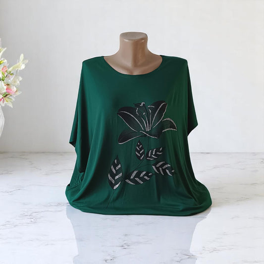 Tricou cu imprimeu marime mare 6-7XL
