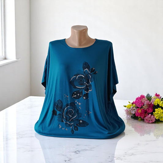 Tricou cu imprimeu marime mare 6-7XL