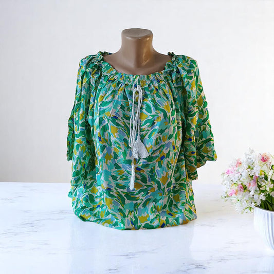 Bluza eleganta maneca 3/4 cu Snur