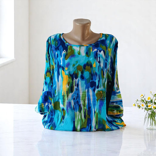 Bluza eleganta maneca 3/4 cu Snur