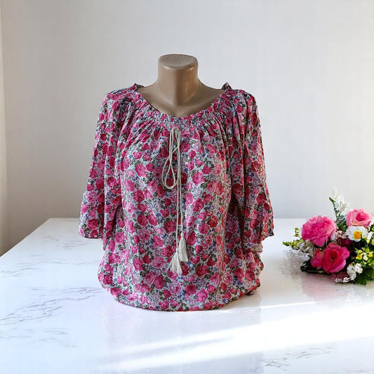 Bluza eleganta maneca 3/4 cu Snur