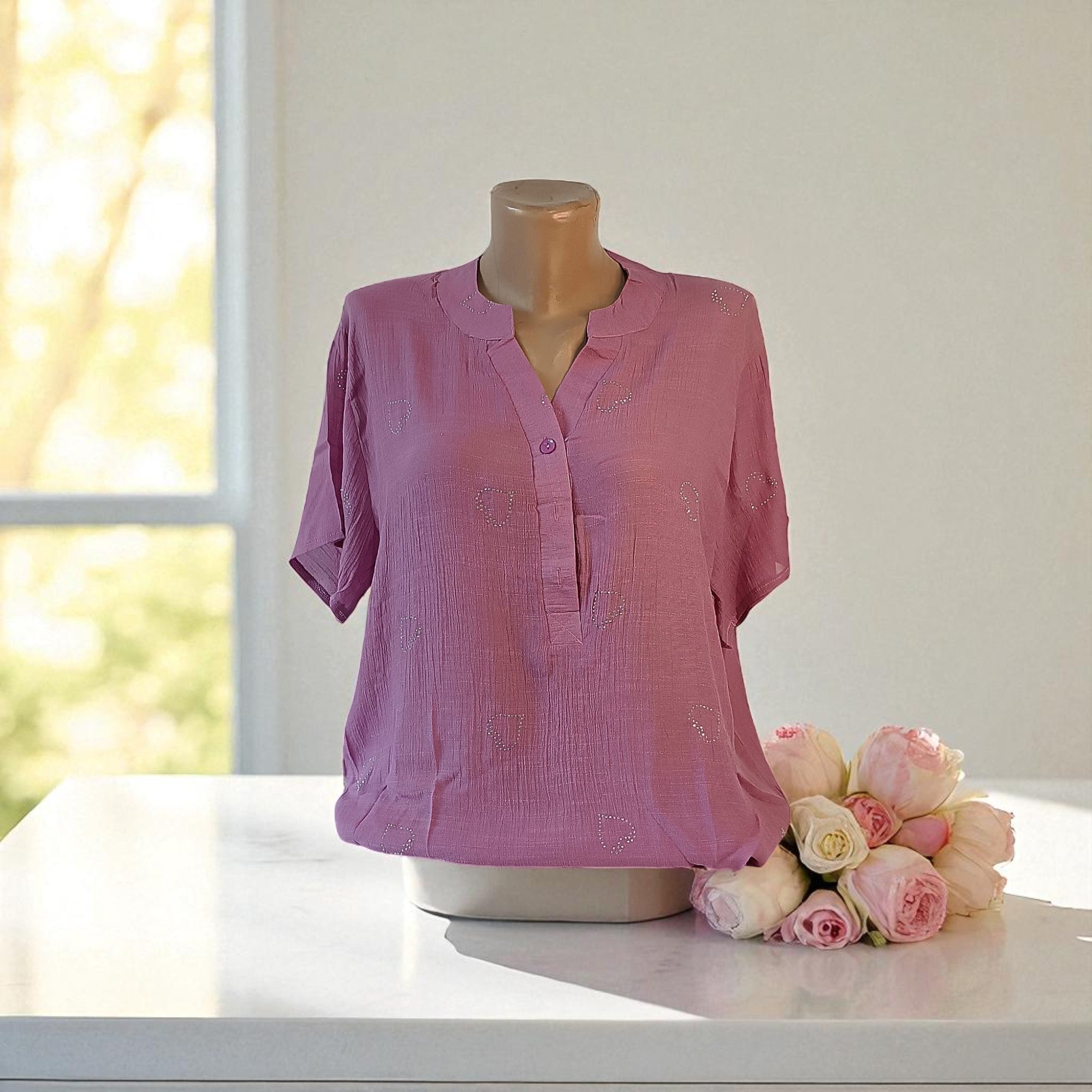 Bluza maneca scurta panza si in