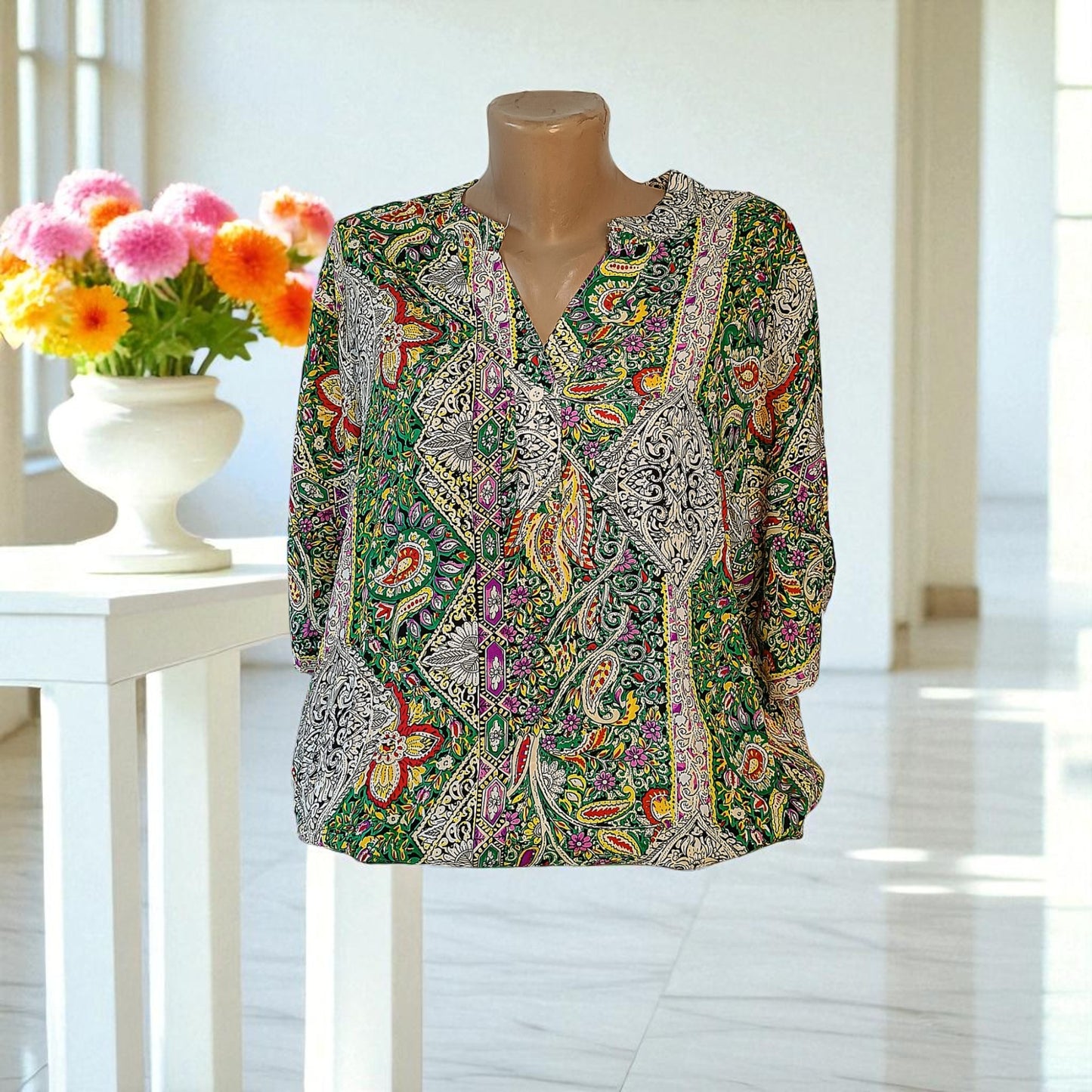 Bluza eleganta maneca 3/4 cu Anchior