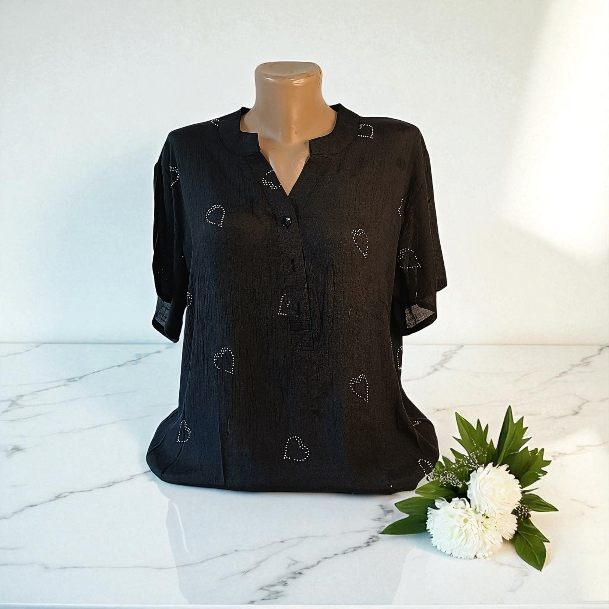Bluza maneca scurta panza si in