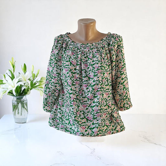 Bluze din In cu imprimeu 4XL-6XL