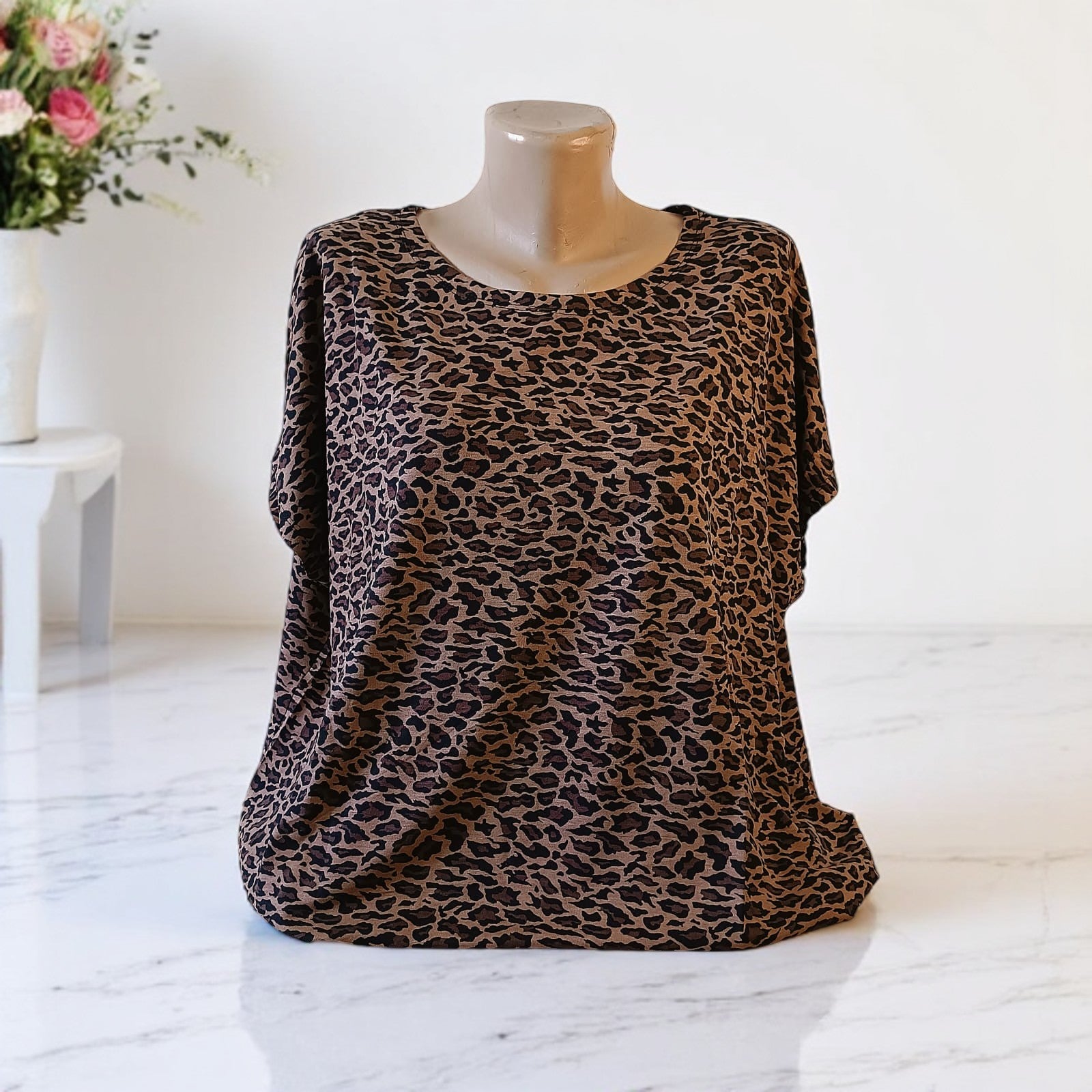 Bluza cu imprimeu marime mare 6-7XL