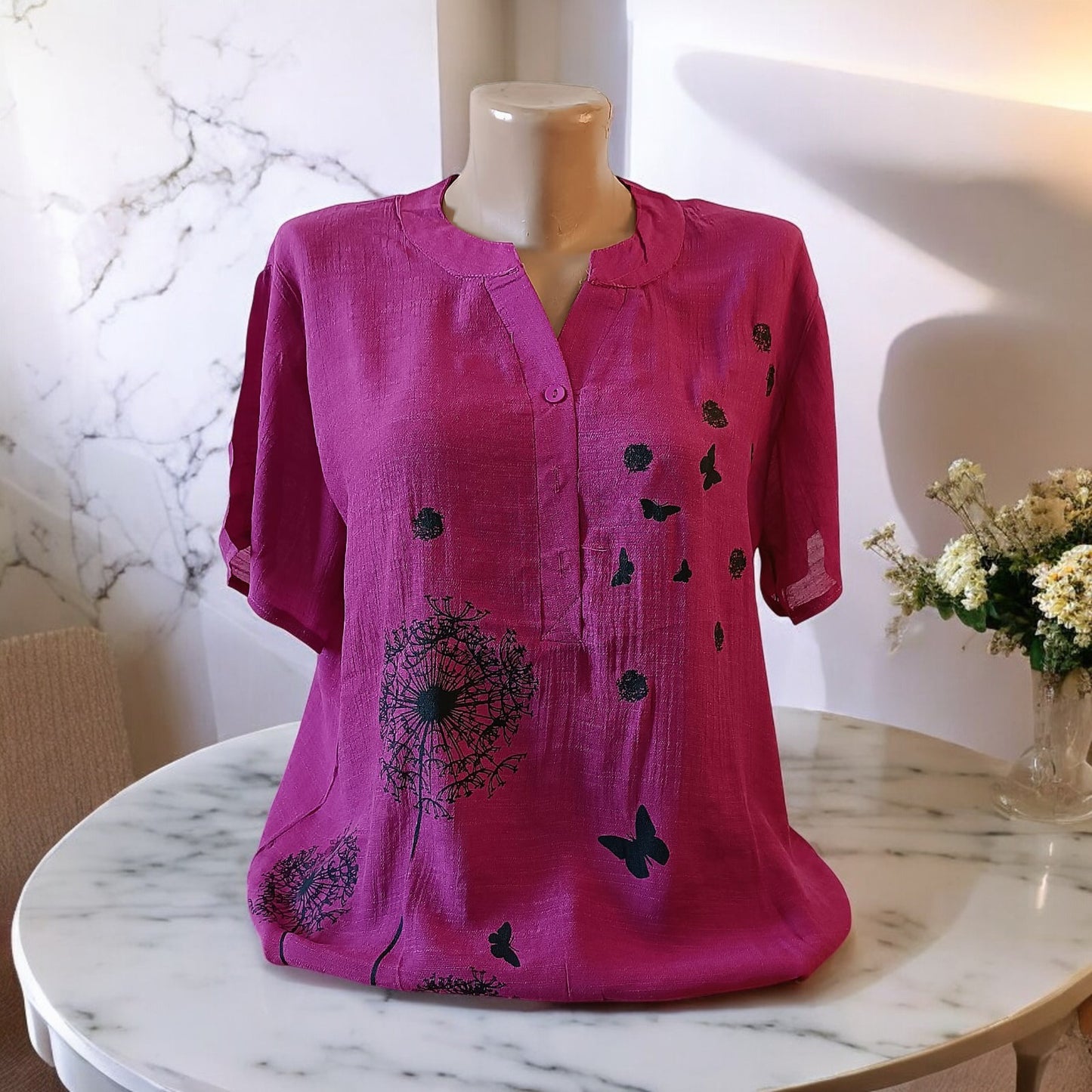 Bluza maneca scurta panza si in