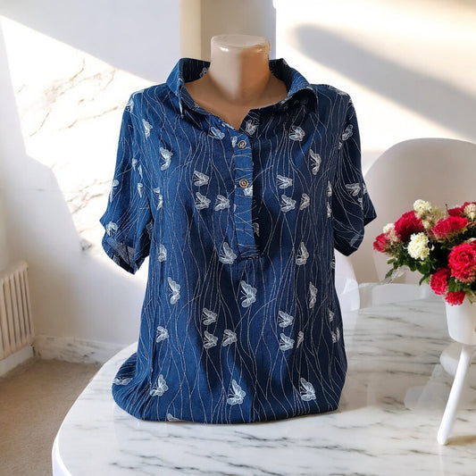 Bluza maneca scurta panza si in