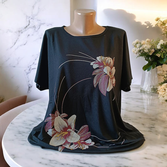 Tricou cu imprimeu marime mare 6-7XL