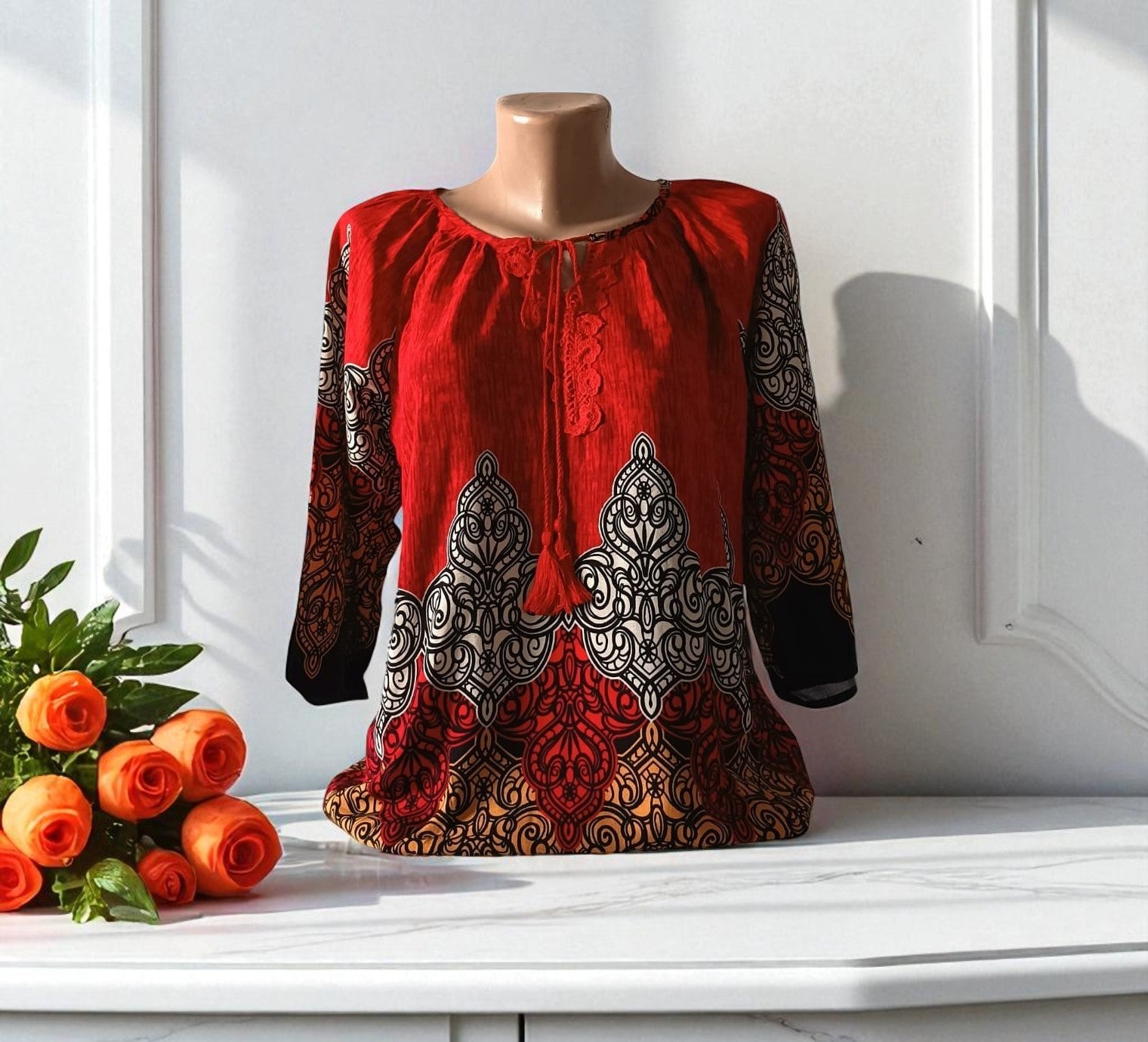 Bluze elegante cu Snur XL-5XL