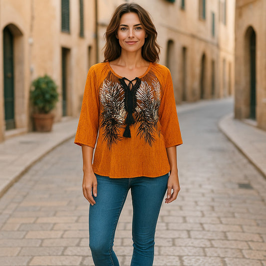 Bluze elegante cu Snur XL-5XL