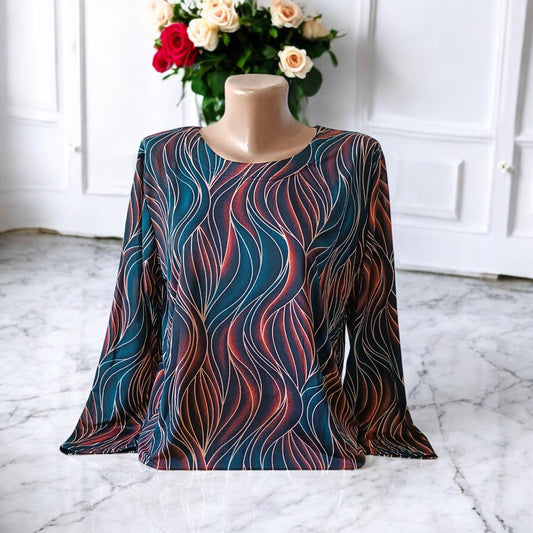 Bluza imprimeu Floral XL-5XL