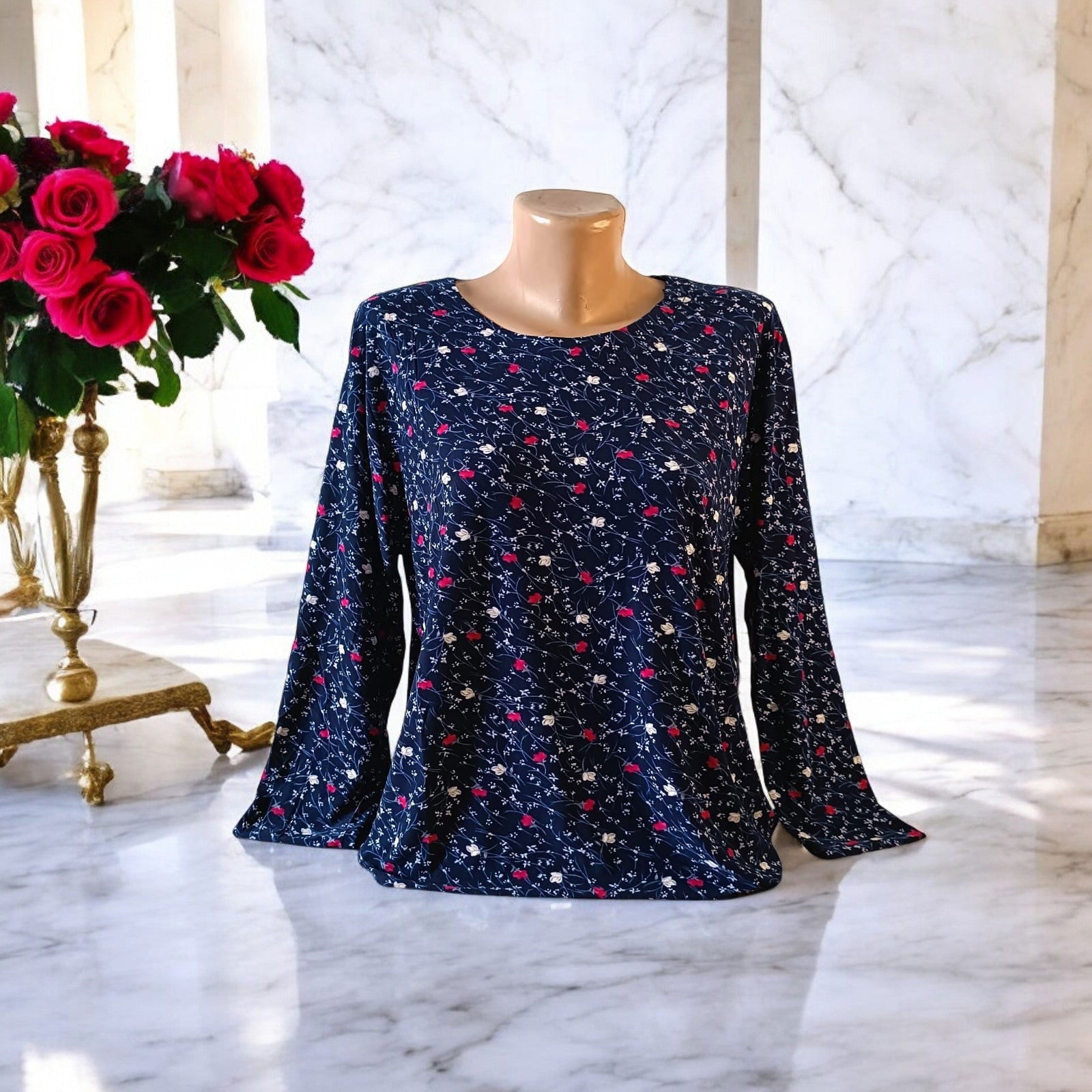 Bluza imprimeu Floral XL-5XL - AMG SHOP -  - 