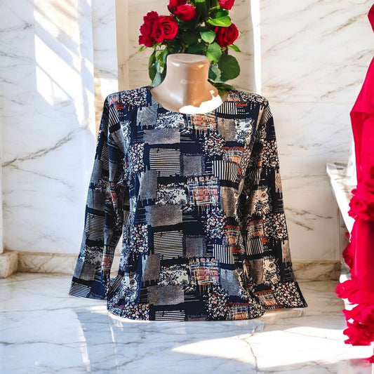 Bluza imprimeu Floral XL-5XL - AMG SHOP -  - 