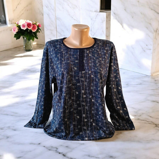 Bluza maneca lunga si nasturi la gat - AMG SHOP -  - 