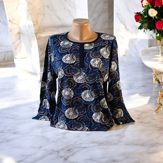 Bluza maneca lunga si nasturi la gat - AMG SHOP -  - 