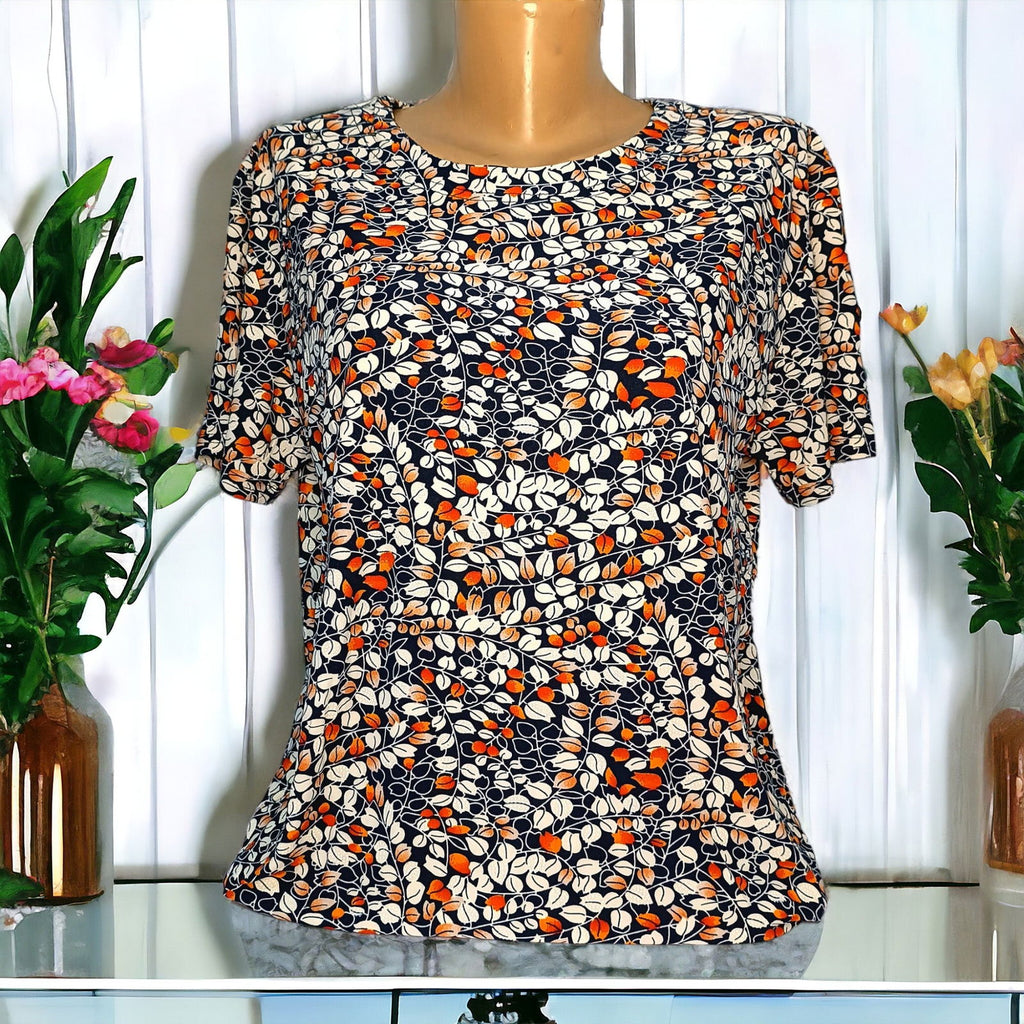 Bluze cu imprimeu si rotunde la gat XL-5XL - AMG SHOP -  - 