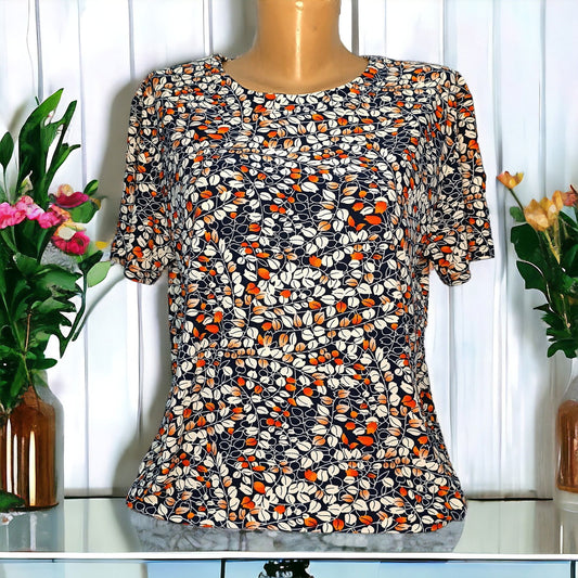 Bluze cu imprimeu si rotunde la gat XL-5XL - AMG SHOP -  - 