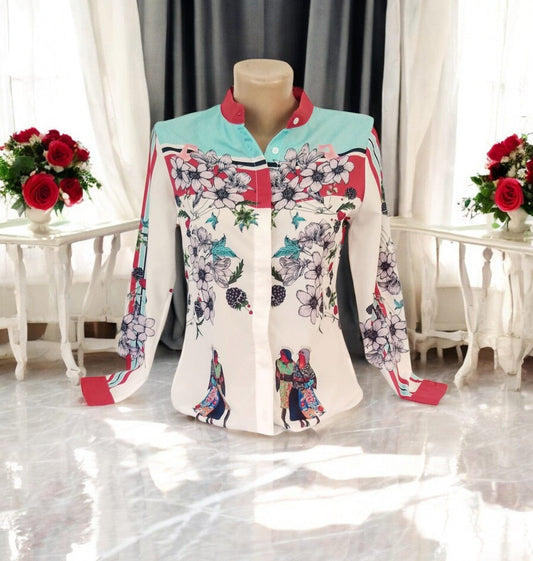 Camasa Casual pentru femei - AMG SHOP - Camasa Casual pentru femei Bluza AMG SHop M Alb Panza - 