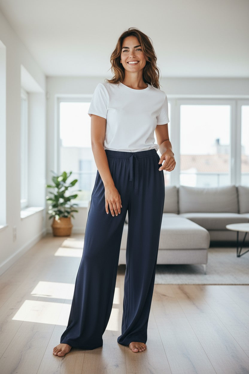 Pantaloni lungi lejeri pentru femei XL-2XL