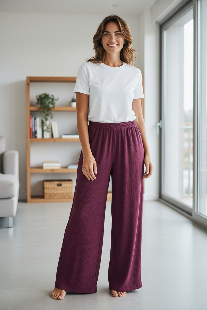 Pantaloni lungi lejeri pentru femei XL-2XL