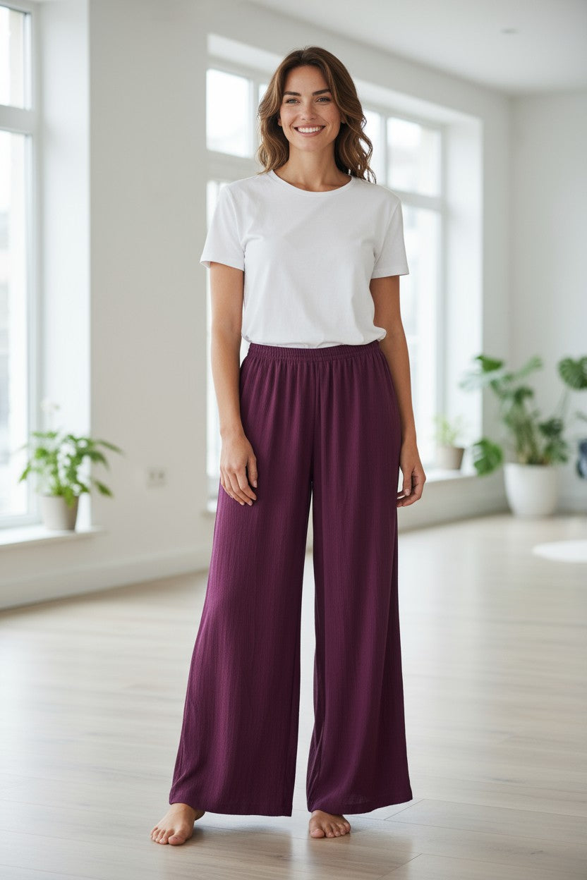 Pantaloni lungi lejeri pentru femei XL-2XL