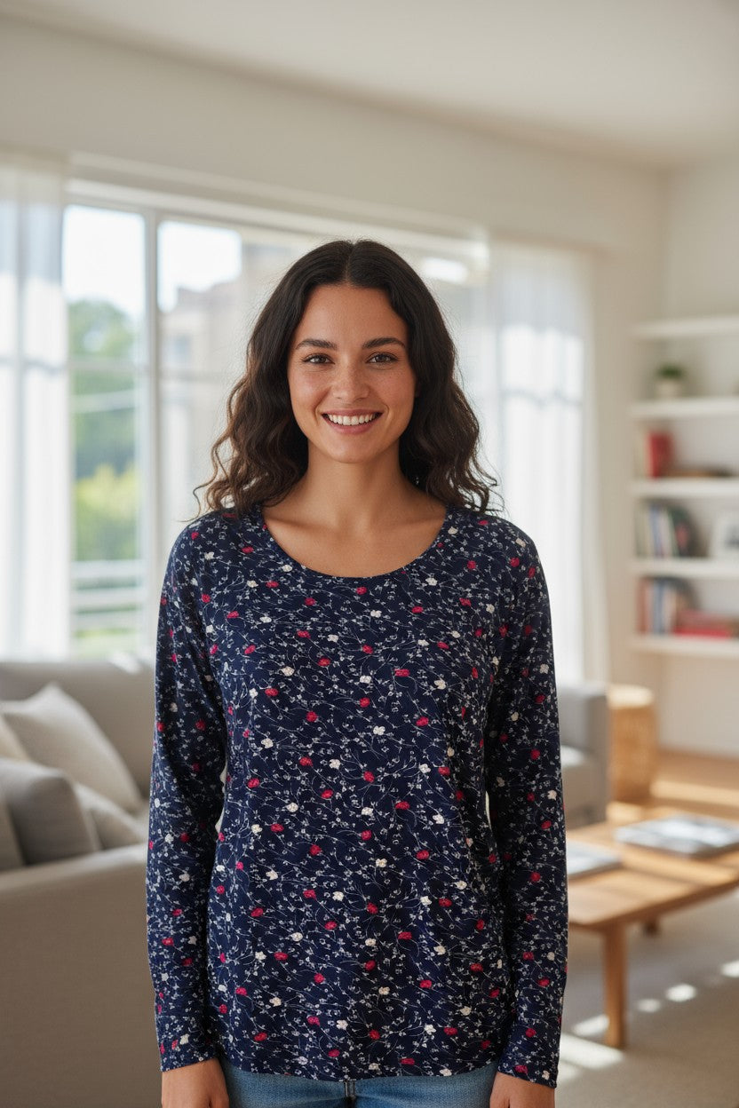 Bluza imprimeu Floral XL-5XL