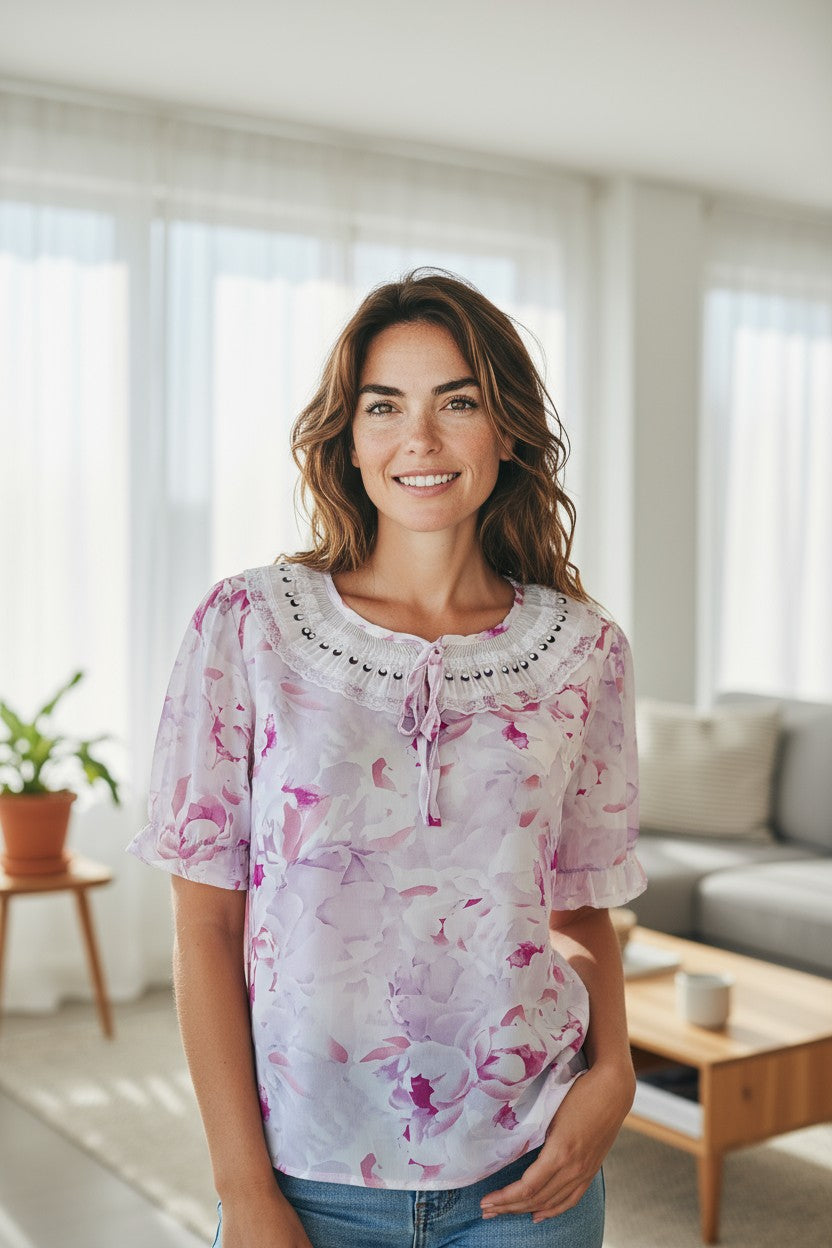 Bluza din Voal L-2XL