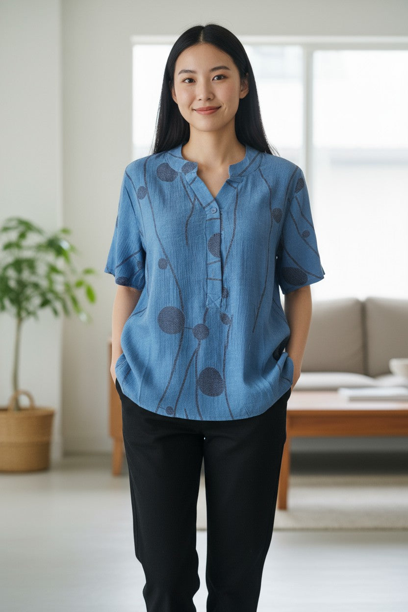 Bluza maneca scurta panza si in