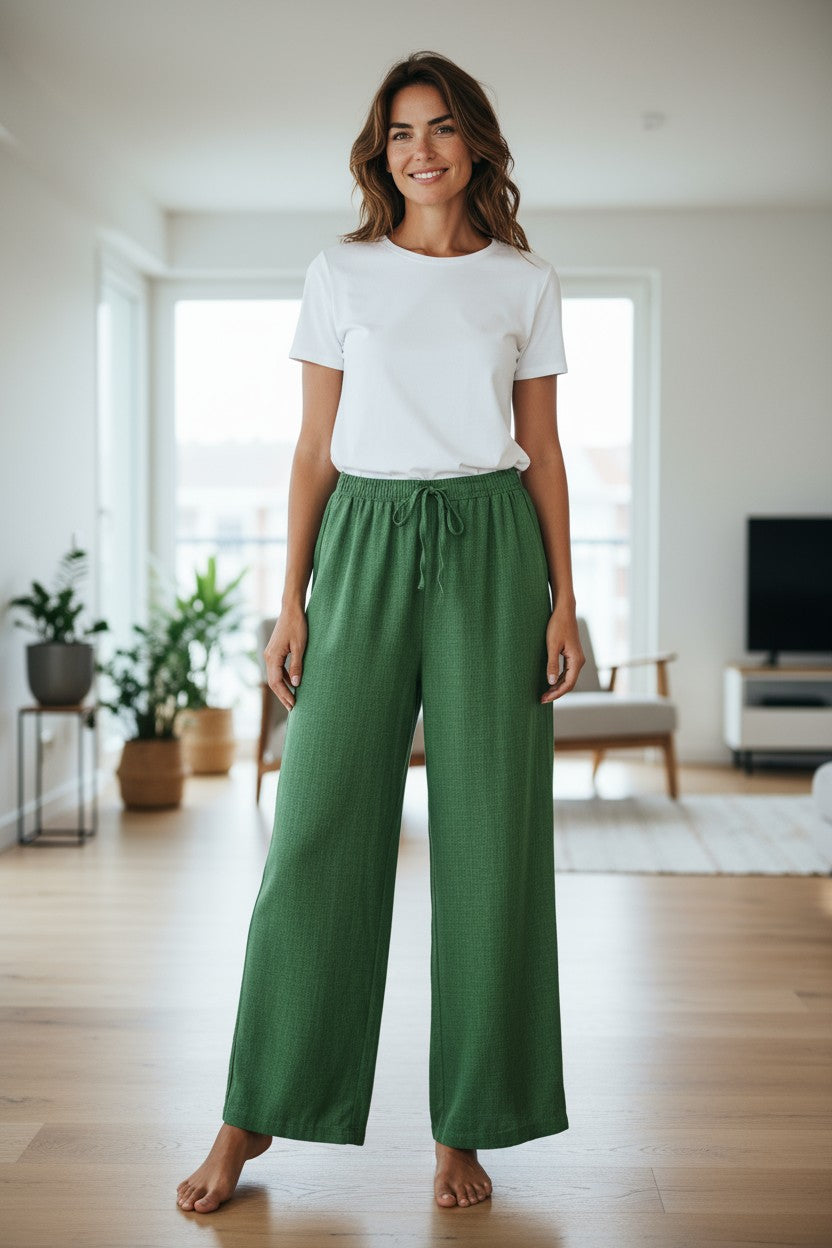 Pantaloni lungi lejeri pentru femei XL-2XL