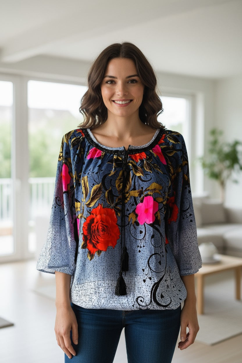 Bluze elegante cu Snur XL-5XL