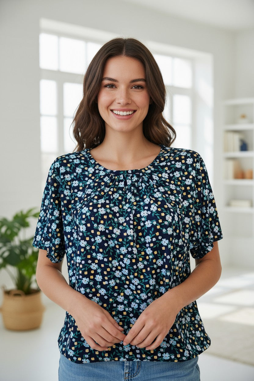 Bluze cu imprimeu floral 2XL-6XL