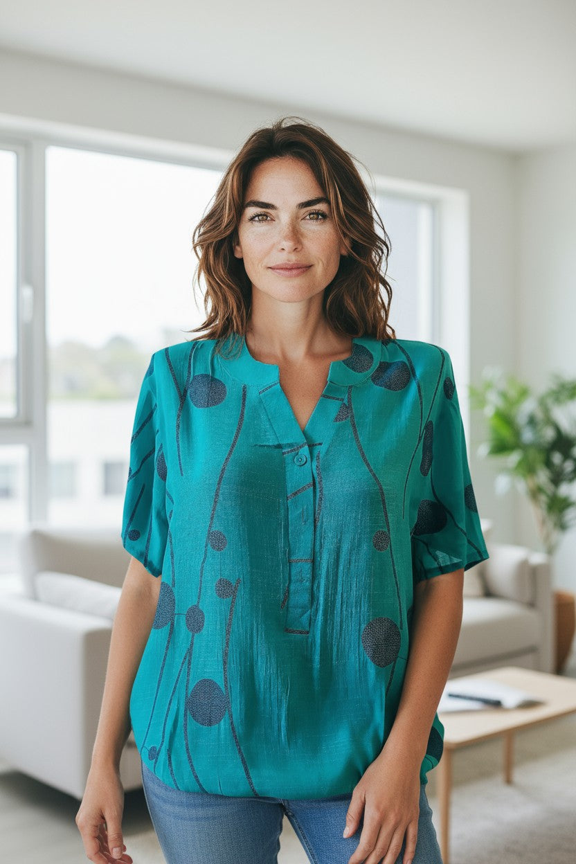 Bluza maneca scurta panza si in
