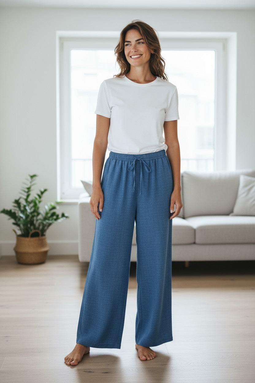 Pantaloni lungi lejeri pentru femei XL-2XL