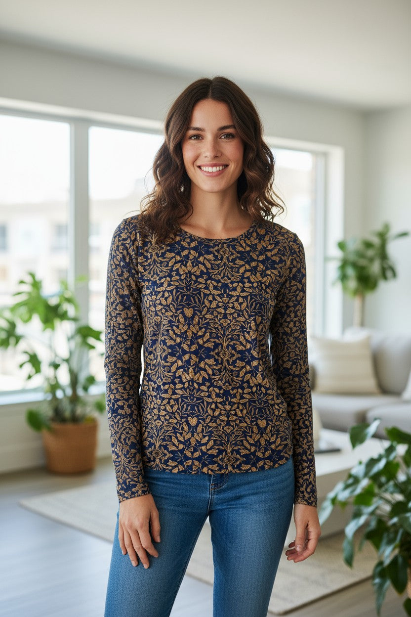 Bluza imprimeu Floral XL-5XL