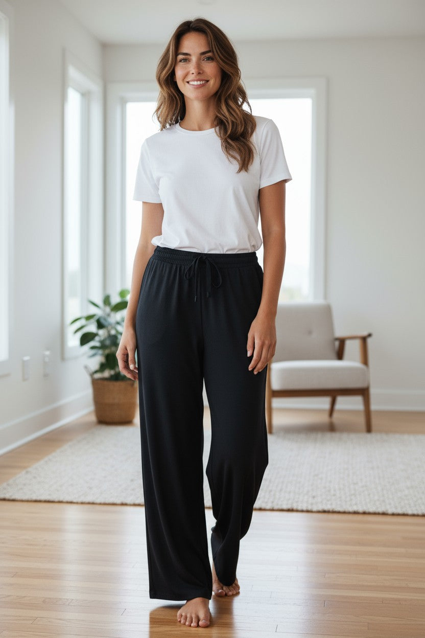 Pantaloni lungi lejeri pentru femei XL-2XL