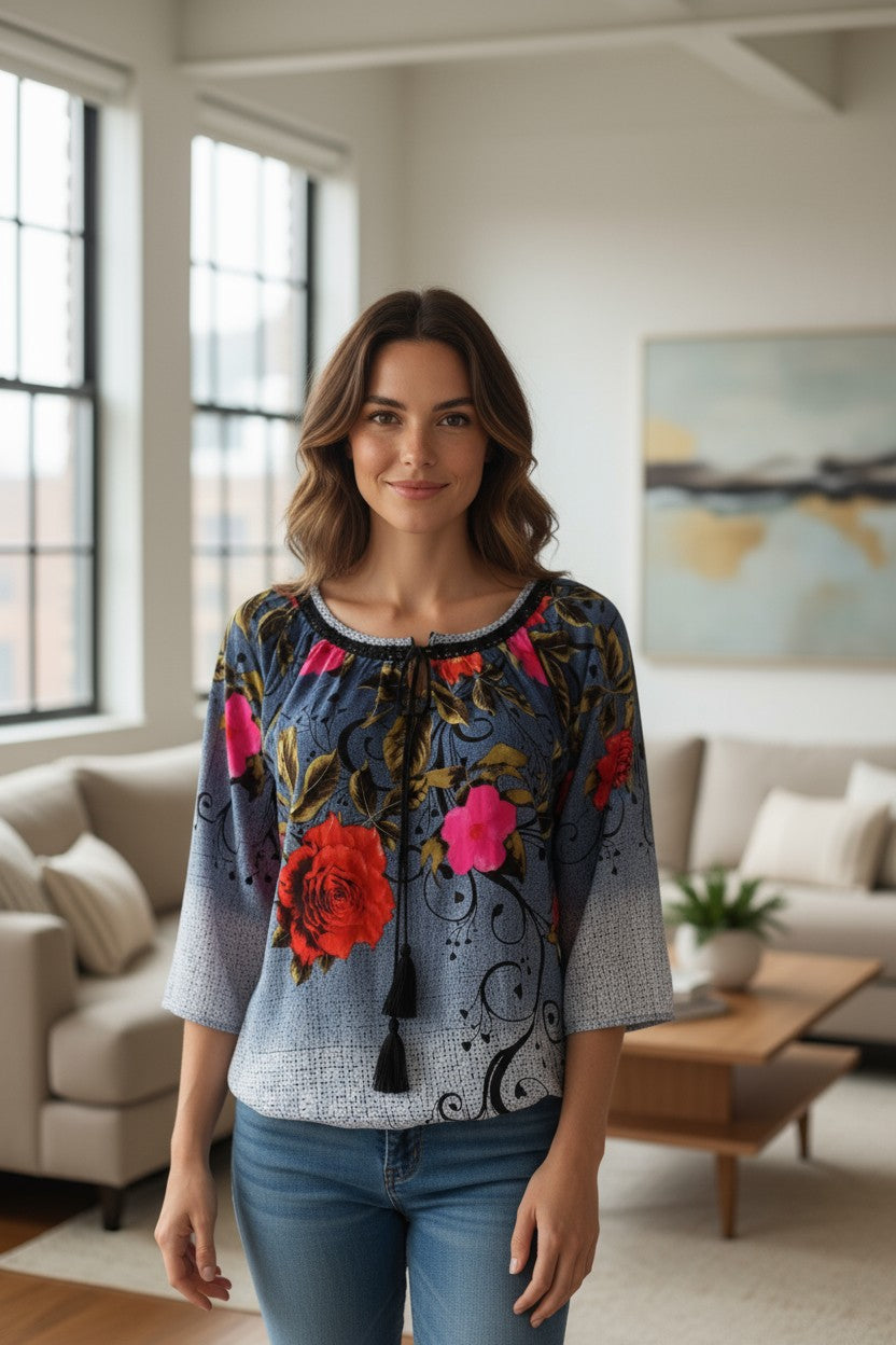 Bluze elegante cu Snur XL-5XL