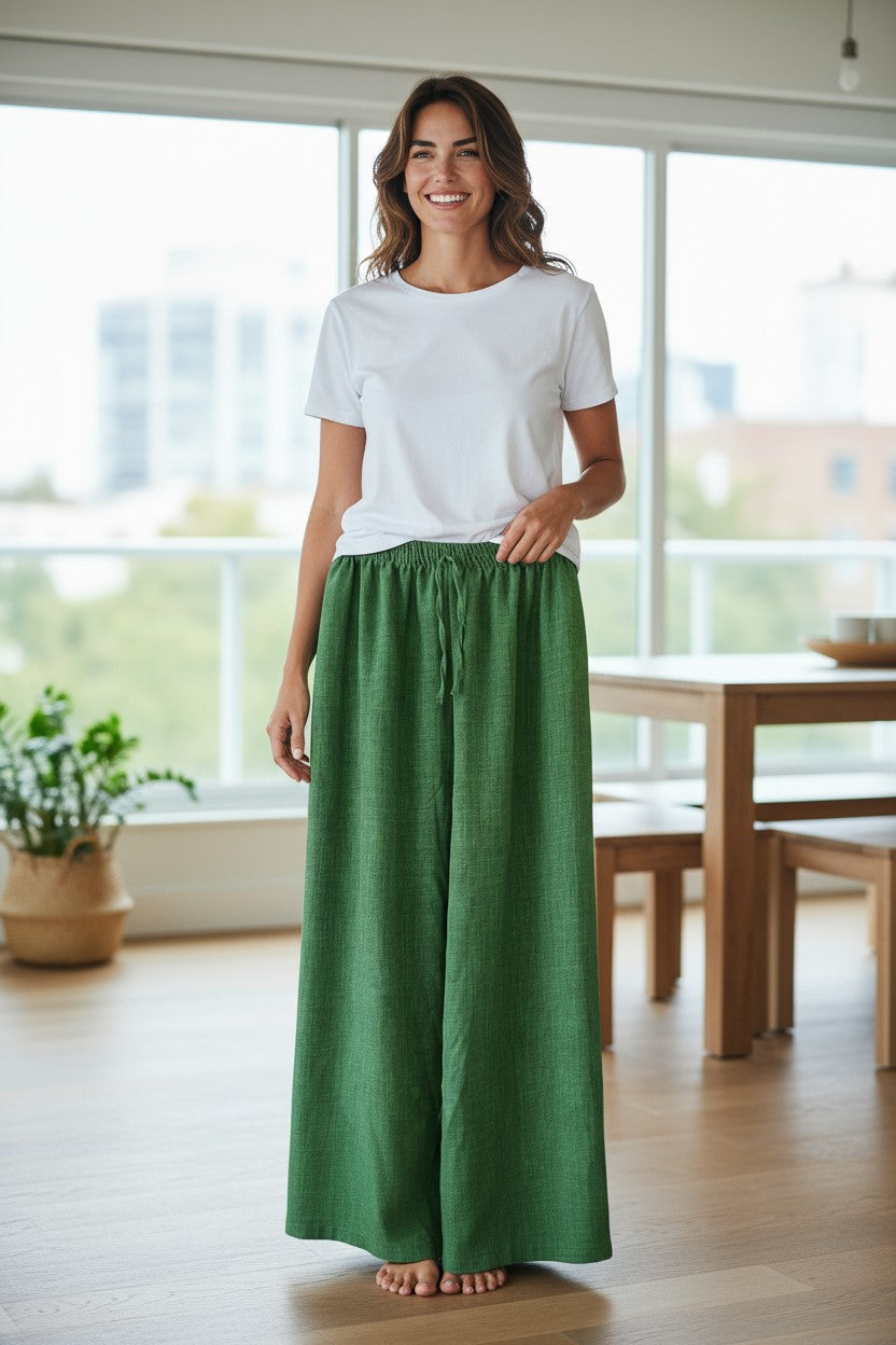 Pantaloni lungi lejeri pentru femei XL-2XL