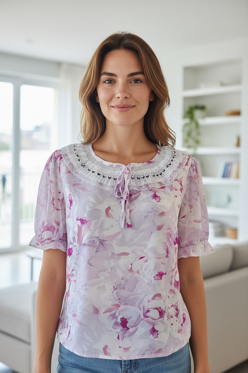 Bluza din Voal L-2XL