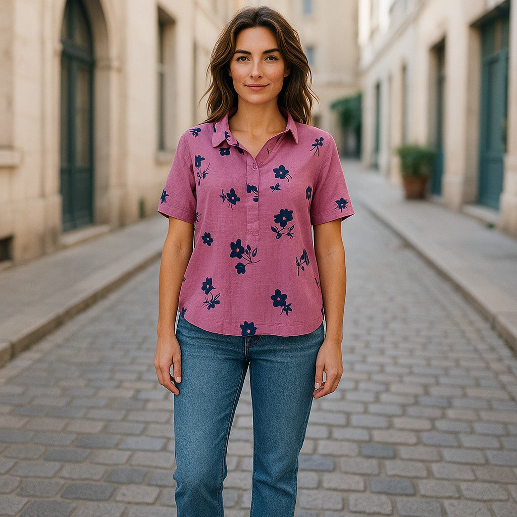 Bluza maneca scurta panza si in