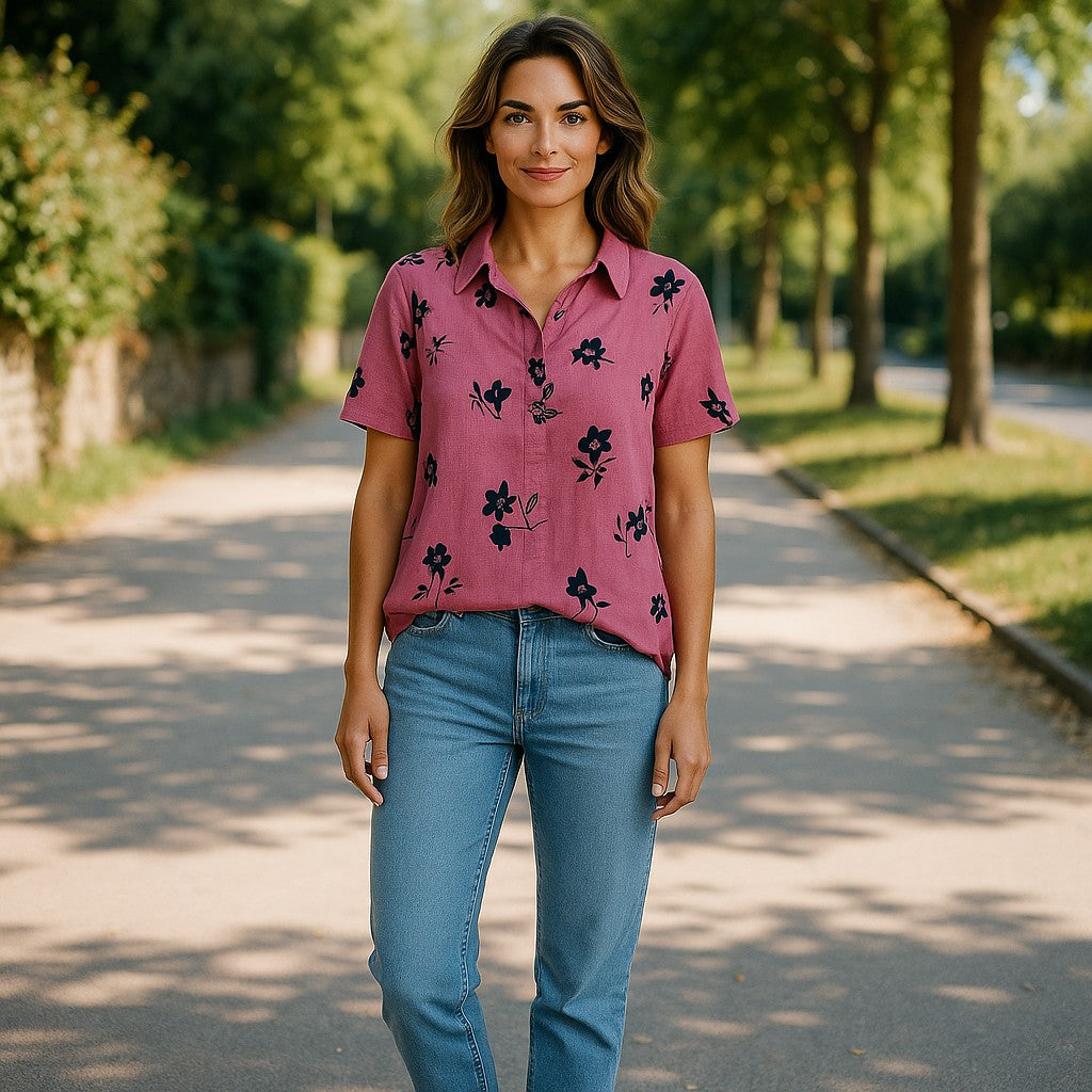Bluza maneca scurta panza si in