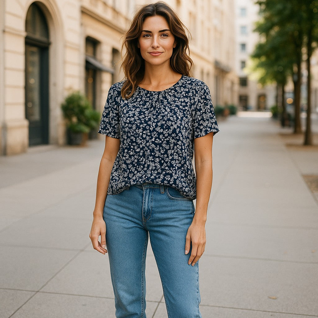 Bluze cu imprimeu floral 2XL-6XL
